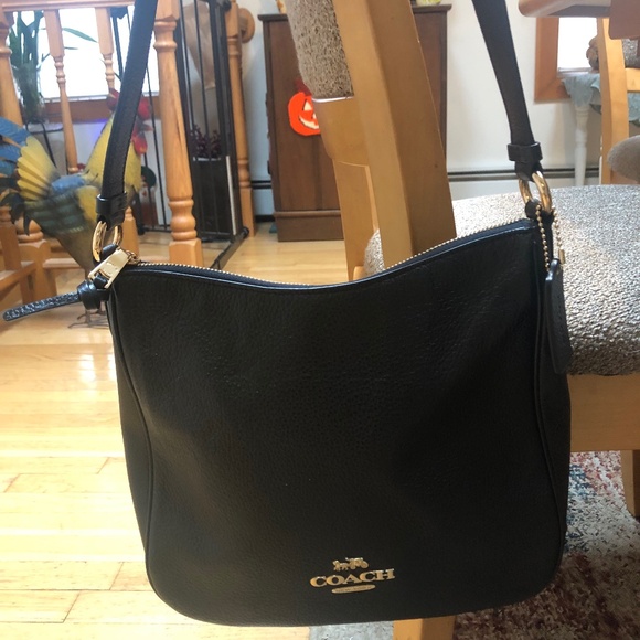 Coach Black Crossbody/Shoulder Purse Hangtag Included - Picture 1 of 13